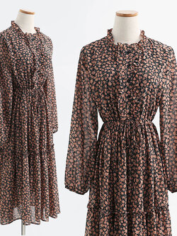 เดรสชีฟอง เดรสลายดอกไม้ Fairy House