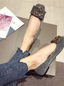 รองเท้าคัทชูผู้หญิง รองเท้าส้นแบนผู้หญิง