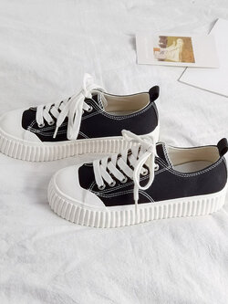 รองเท้าผ้าใบ ผู้หญิง รองเท้าผ้าใบวัยรุ่น แบรนด์ RENBEN