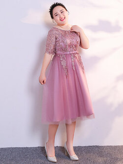 ชุดราตรีคนอ้วน ชุดราตรีไซส์ใหญ่ สาวอวบ ชุดราตรีสาวอวบ ชุดออกงานสาวอวบ ชุดออกงานคนอ้วน