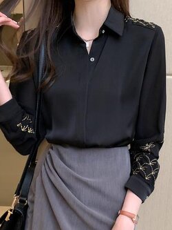 เสื้อสีดำสุภาพ เรียบหรู ดูดี เหมาะกับทุกโอกาส | เสื้อผู้หญิงสุภาพ