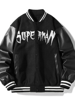 เสื้อแจ็คเก็ตเบสบอล เสื้อคลุม เสื้อแขนยาวสไตล์เกาหลี