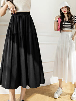 กระโปรงยาว กระโปรงยาวทรงเอ กระโปรงทำงาน