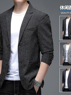 สูท Blazers ผู้ชาย เสื้อคลุมสไตล์สูท สำหรับผู้ชาย