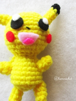 พวงกุญแจแมวโปเกม่อนถัก pokemon amigurumi crochet keychain
