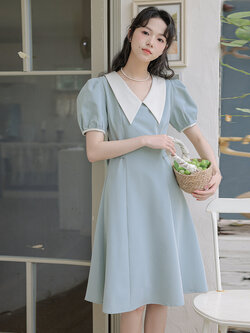 แบบชุดเดรสสวยๆ ชุดเดรสน่ารักๆสไตล์เกาหลี