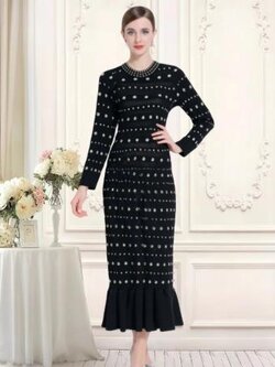 เดรสสีดำสุภาพ เรียบหรู ดูดี เหมาะกับทุกโอกาส | เดรสผู้หญิงแฟชั่นสุภาพ