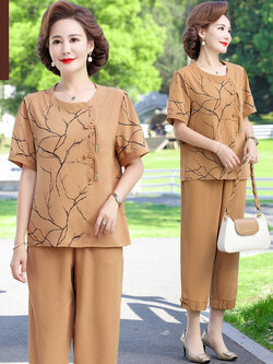 เสื้อผ้าคุณแม่วัย 60 เสื้อคนแก่ผู้หญิงวัย60