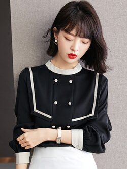 เสื้อสีดำสุภาพ เรียบหรู ดูดี เหมาะกับทุกโอกาส | เสื้อผู้หญิงสุภาพ