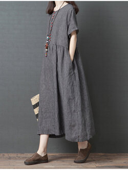 เสื้อผ้าฝ้ายสไตล์วินเทจ ใส่ตั้งแต่สาวผอม-สาวอวบ น้ำหนักตัว50-90 กิโลกรัม Meimei plus size