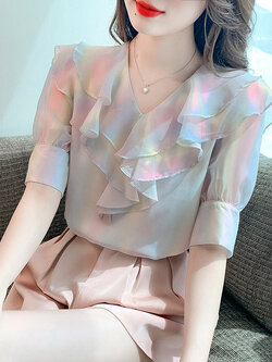 เสื้อเชิ้ตแขนยาววัยรุ่น ลายสวยๆ แบรนด์ YIL AN