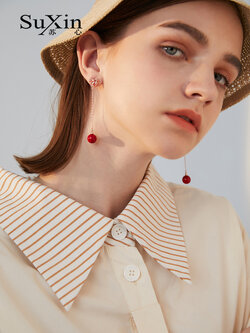 ตุ้มหู ต่างหู ต่างหูผู้หญิง By SuXin