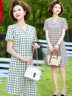 เดรสวัยผู้ใหญ่40-60ปี เดรสคุณแม่ ชุดเดรสทำงานวัยผู้ใหญ่ แบรนด์ MAMA DRESS