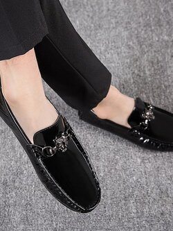 รองเท้าหนังผู้ชาย มีไซส์39-44 รองเท้าโลฟเฟอร์ชาย Slip-On Shoes