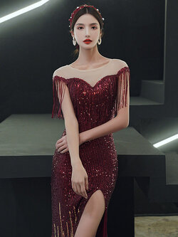 ชุดราตรี ชุดราตรีสวยหรู แบบ ทันสมัย Evening dress