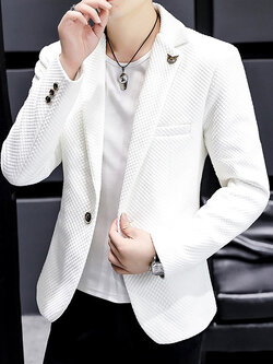 สูท Blazers ผู้ชาย เสื้อคลุมสไตล์สูท สำหรับผู้ชาย