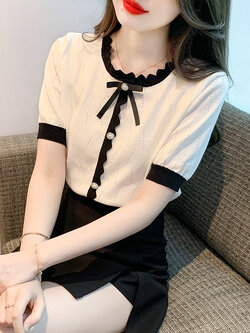 เสื้อผ้าวัยรุ่นเกาหลี เสื้อยืดวัยรุ่นผู้หญิง มีขนาด S M L XL