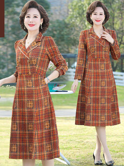 เดรสวัยผู้ใหญ่40-60ปี เดรสคุณแม่ ชุดเดรสทำงานวัยผู้ใหญ่ แบรนด์ MAMA DRESS