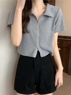 เสื้อผ้าวัยรุ่นเกาหลี เสื้อยืดวัยรุ่นผู้หญิง มีขนาด S M L XL