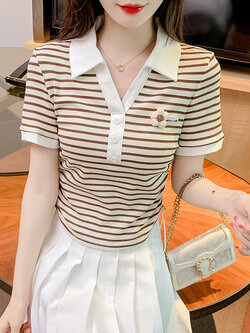 เสื้อผ้าวัยรุ่นเกาหลี เสื้อยืดวัยรุ่นผู้หญิง มีขนาด S M L XL