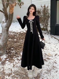 เดรสสาวอวบ มีไซส์ L-4XLอกเสื้อ 38-47 นิ้ว ใส่ได้ทั้งสาวหุ่นดีน่ารักจนถึงสาวอวบพลัสไซส์ จัดส่งฟรี! ทักแชทสั่งซื้อ