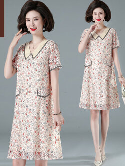 เดรสวัยผู้ใหญ่40-60ปี เดรสคุณแม่ ชุดเดรสทำงานวัยผู้ใหญ่ แบรนด์ MAMA DRESS