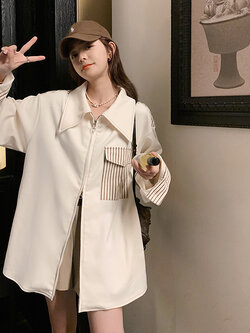 เสื้อโค้ท เสื้อโค้ทกันหนาว เสื้อโค้ทใส่เที่ยวต่างประเทศ ยี่ห้อ: Qianziqian