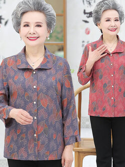 เสื้อคุณยาย เสื้อผู้วัยอายุ60-70ปี เสื้ออาม่า เสื้อผู้สูงอายุ