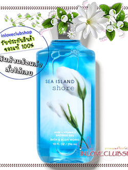 Bath & Body Works / Shower Gel 295 ml. (Sea Island Cotton) *Sea Island Shore