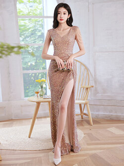 ชุดราตรี ชุดราตรีสวยหรู แบบ ทันสมัย Evening dress