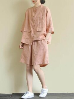 เสื้อลินินไซส์ใหญ่ เสื้อผ้าไซส์ใหญ่ เสื้อผ้าสาวอวบสวยๆ พลัสไซส์ ไซต์อก 38-48 นิ้ว