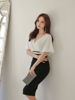 ชุดเดรสเกาหลี สไตล์เซ็กซี่ เดรสเกาหลีน่ารัก