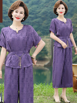 เสื้อผ้าคุณแม่วัย 60 เสื้อคนแก่ผู้หญิงวัย60