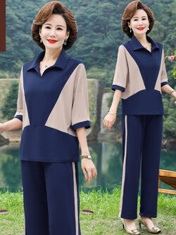 เสื้อผ้าคุณแม่วัย 60 เสื้อคนแก่ผู้หญิงวัย60