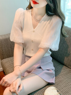 เสื้อผ้าวัยรุ่นเกาหลี เสื้อยืดวัยรุ่นผู้หญิง มีขนาด S M L XL