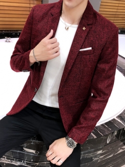 สูท Blazers ผู้ชาย เสื้อคลุมสไตล์สูท สำหรับผู้ชาย