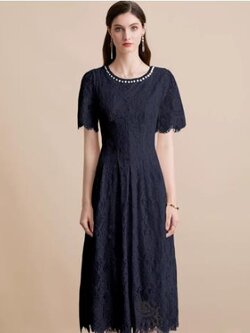 เดรสสีดำสุภาพ เรียบหรู ดูดี เหมาะกับทุกโอกาส | เดรสผู้หญิงแฟชั่นสุภาพ