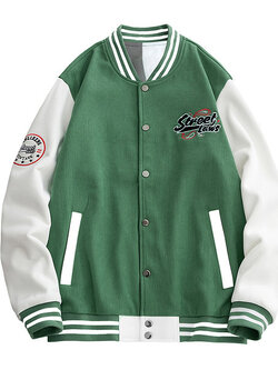 เสื้อแจ็คเก็ตเบสบอล เสื้อคลุม เสื้อแขนยาวสไตล์เกาหลี