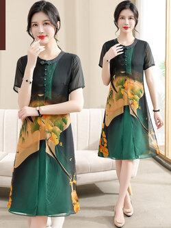 เสื้อผ้าคุณแม่วัย 60 เสื้อคนแก่ผู้หญิงวัย60