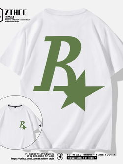 เสื้อยืดผู้ชายอ้วน S-6XLน้ำหนักผู้สวม40-135กิโลกรัมใส่ได้ ส่งฟรี