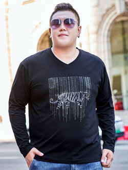 เสื้อยืดผู้ชายอ้วน S-5XL(อกเสื้อ39-51นิ้ว)