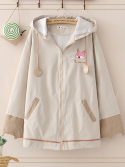 เสื้อกันหนาว เสื้อแจ็กเก็ตสไตล์ญี่ปุ่น น่ารัก สั่งเลย ส่งฟรีEMS