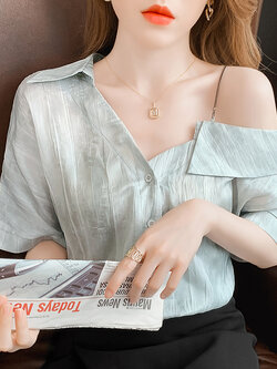 เสื้อเชิ้ตแขนยาววัยรุ่น ลายสวยๆ แบรนด์ YIL AN