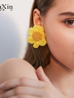 ตุ้มหู ต่างหู ต่างหูผู้หญิง By SuXin