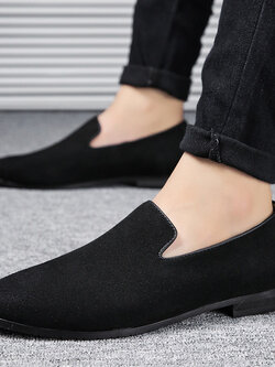 รองเท้าหนังผู้ชาย มีไซส์39-44 รองเท้าโลฟเฟอร์ชาย Slip-On Shoes