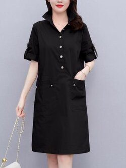 เดรสสีดำสุภาพ เรียบหรู ดูดี เหมาะกับทุกโอกาส | เดรสผู้หญิงแฟชั่นสุภาพ