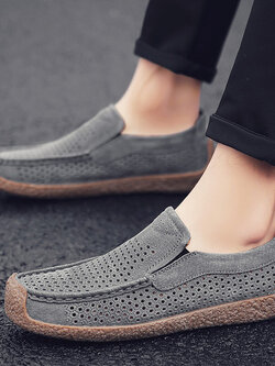 รองเท้าหนังผู้ชาย มีไซส์39-44 รองเท้าโลฟเฟอร์ชาย Slip-On Shoes