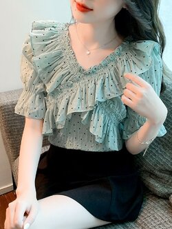 เสื้อเชิ้ตแขนยาววัยรุ่น ลายสวยๆ แบรนด์ YIL AN