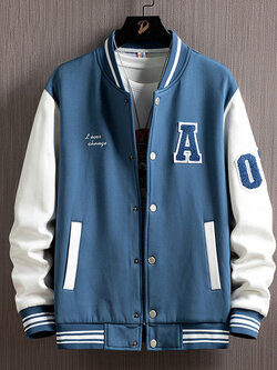 เสื้อแจ็คเก็ตเบสบอล เสื้อคลุม เสื้อแขนยาวสไตล์เกาหลี