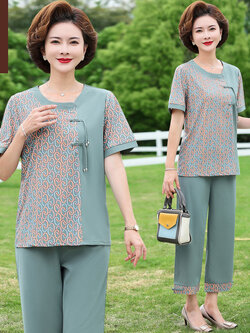 เสื้อผ้าคุณแม่วัย 60 เสื้อคนแก่ผู้หญิงวัย60